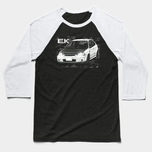 initial d jdm CIVIC type r EK9 anime Baseball T-Shirt